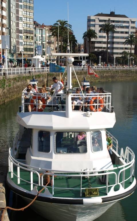 Paseos en barco por la bahía de Gijón